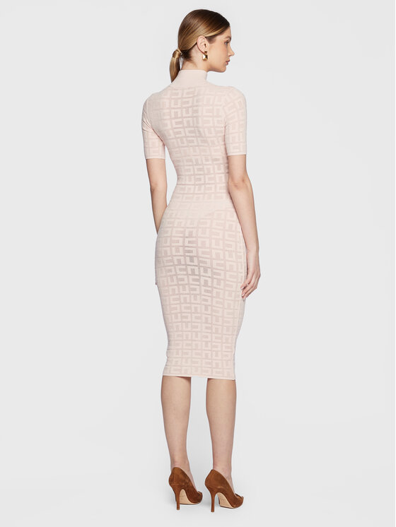 Elisabetta Franchi Elisabetta Franchi Džemper haljina AM-75B-31E2-V320 Ružičasta Slim Fit