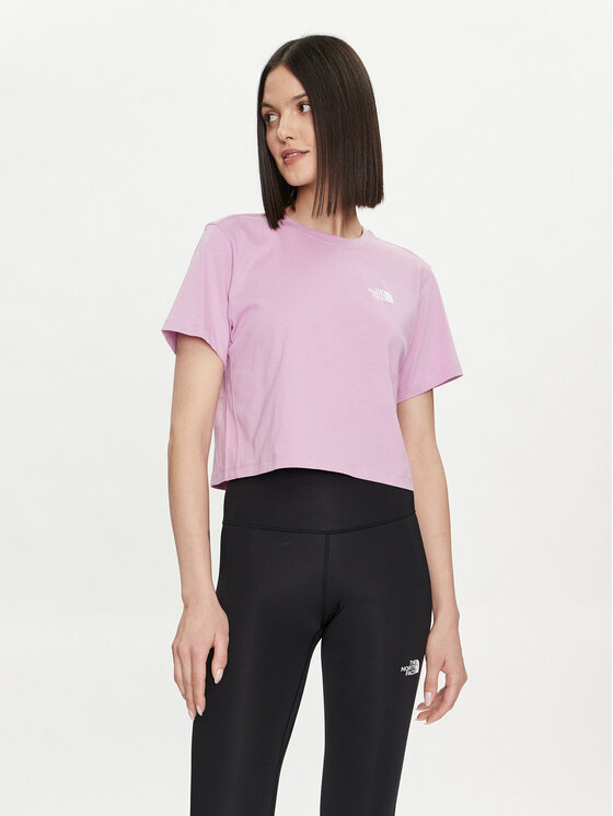 The North Face T-krekls NF0A880N Rozā Regular Fit