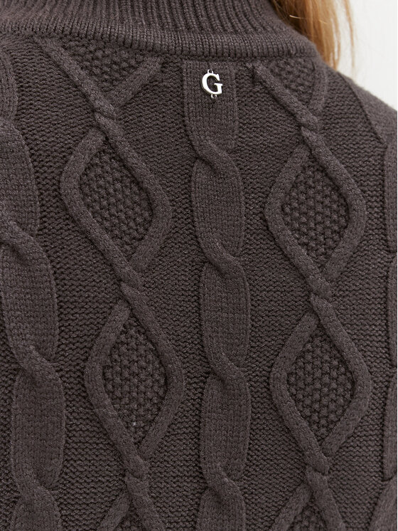Guess Guess Sukienka dzianinowa W3BK18 Z3382 Szary Slim Fit