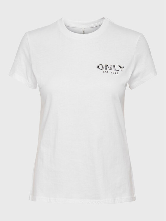 ONLY TShirt Helene 15275089 Weiß Regular Fit Modivo.de