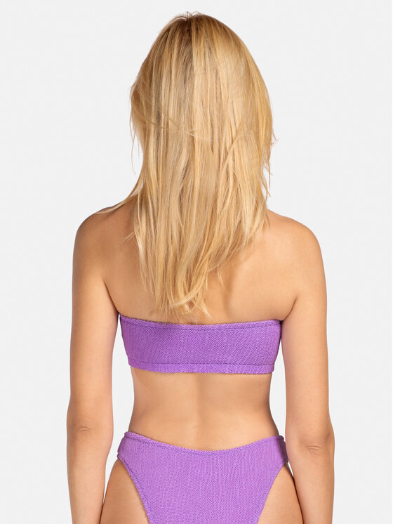 Miss Lou Miss Lou Bikini pezzo sopra G-SP2-FL Viola