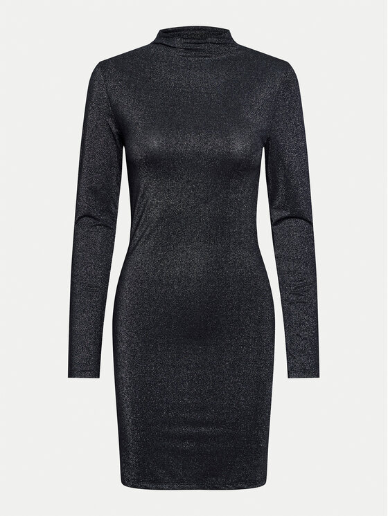 Pieces Pieces Kasdieninė suknelė Monica 17151155 Juoda Slim Fit