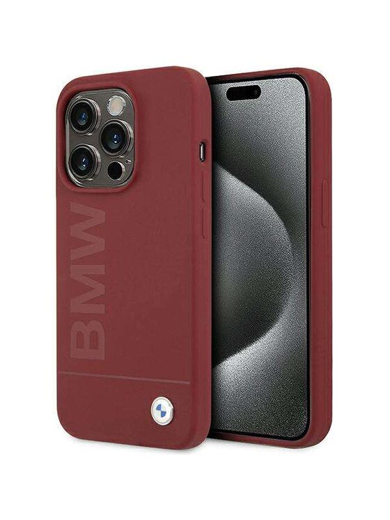 Etui na telefon BMW Motorsport, Czerwone, Apple iPhone 15 Pro