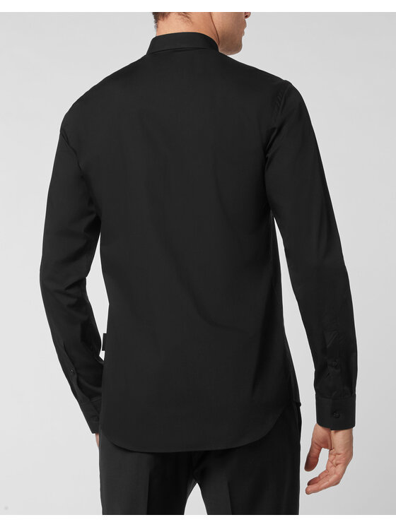 PHILIPP PLEIN PHILIPP PLEIN Koszula 237 Czarny Fitted Fit