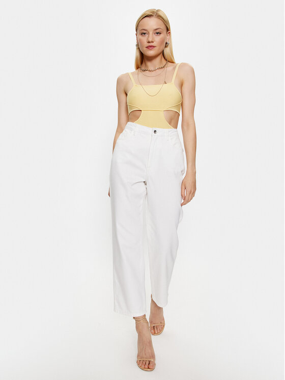 Patrizia Pepe Patrizia Pepe Дънки 2P1535/D045-W146 Бял Regular Fit