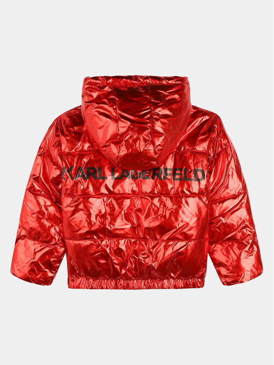 Karl Lagerfeld Kids Karl Lagerfeld Kids Зимно яке Z16165 D Червен Regular Fit
