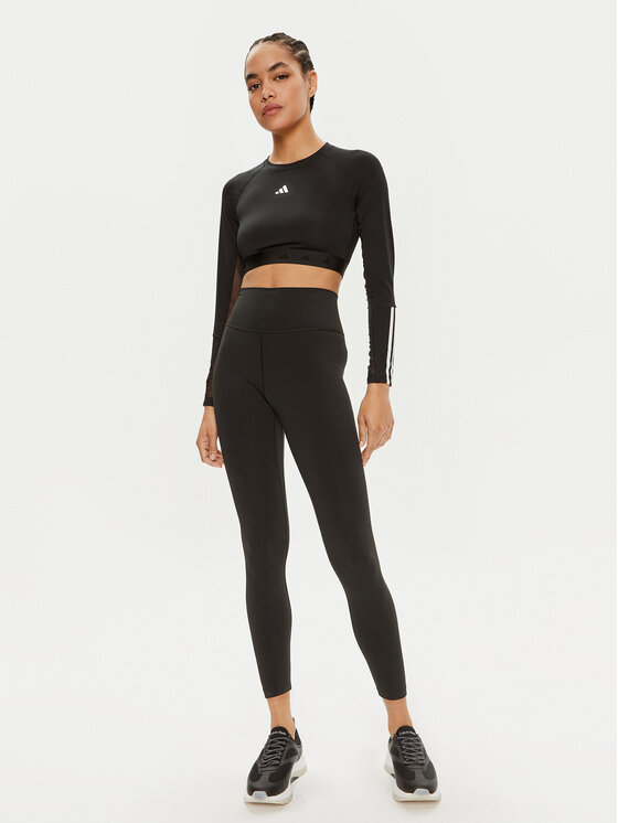 adidas adidas Koszulka techniczna Hyperglam Training IN6773 Czarny Slim Fit