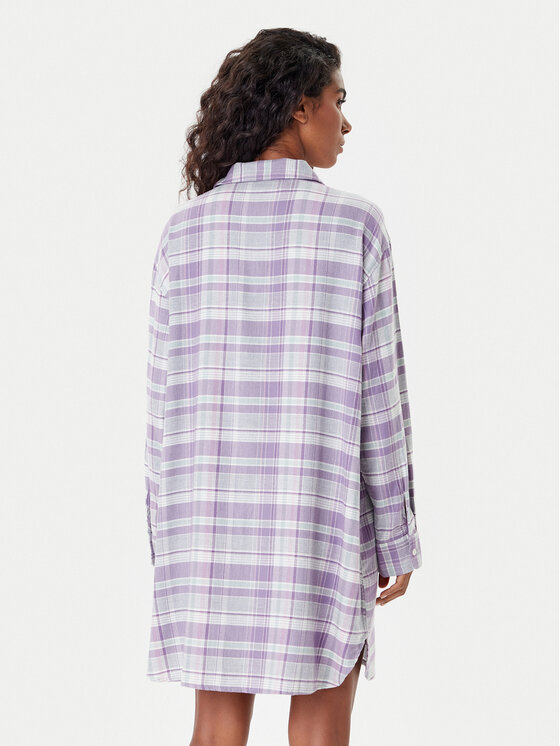 LAUREN RALPH LAUREN LAUREN RALPH LAUREN Nočna srajca ILN32448 Vijolična Relaxed Fit