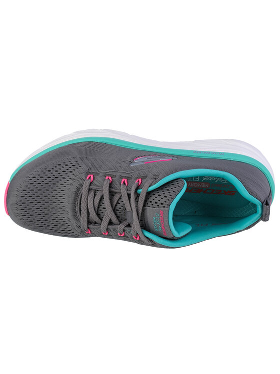 Skechers Skechers Laisvalaikio batai Skechers D'Lux Walker - Fresh Finesse Pilka