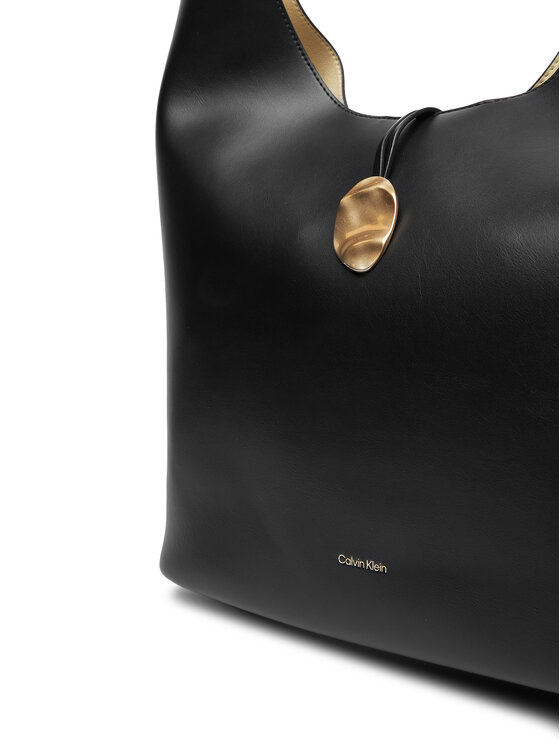 Calvin Klein Jeans Calvin Klein Jeans Τσάντα Stone Lock Slouchy Large Shoulde LV04K3149G Μαύρο