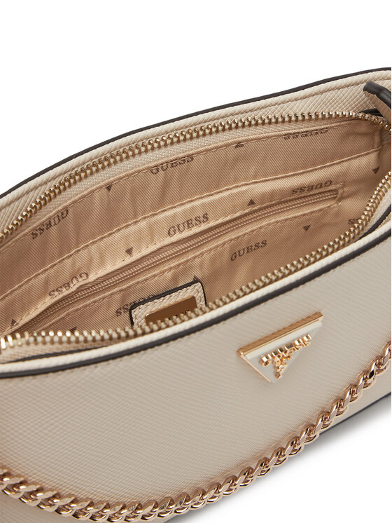 Guess Guess Дамска чанта Noelle II Mini HWZG96 72720 Кремав