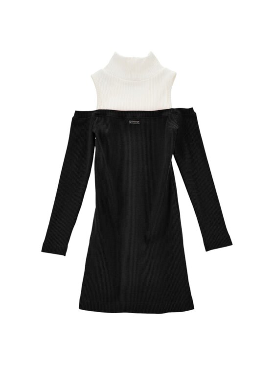 Monnalisa Monnalisa Vestito q-bab-67793 Nero Regular Fit