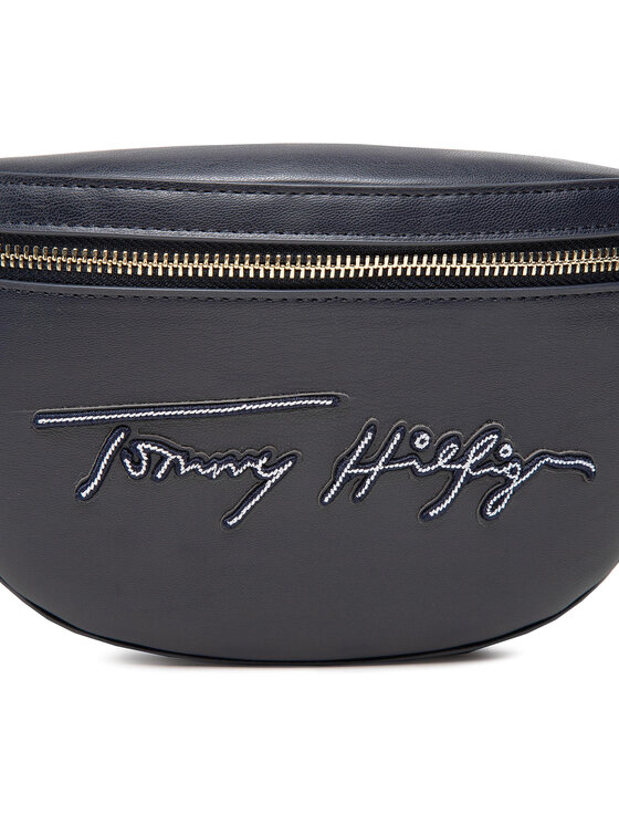 Tommy Hilfiger Tommy Hilfiger Borsetă Iconic Tommy Bumbag AW0AW09958 Bleumarin