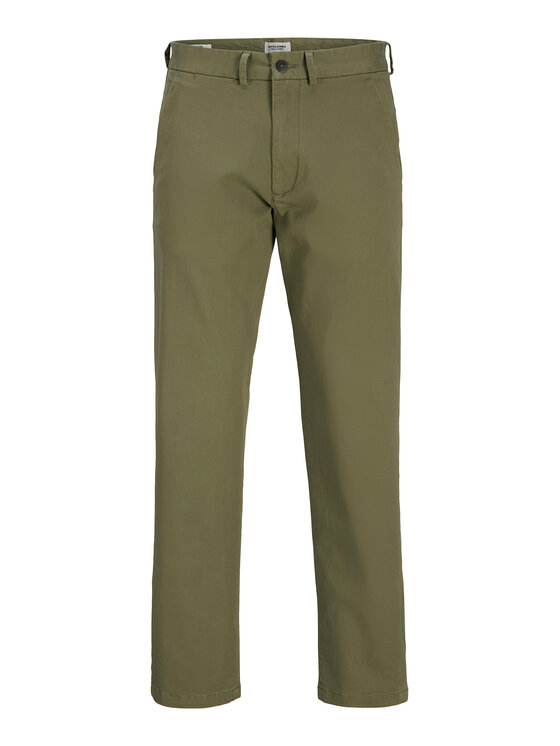 Jack & Jones Jack & Jones Chino nohavice Kane 12268490 Zelená Regular Fit
