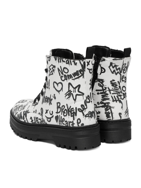 DeeZee DeeZee Šnurovacia obuv CEO-AVO-2209-021 Biela