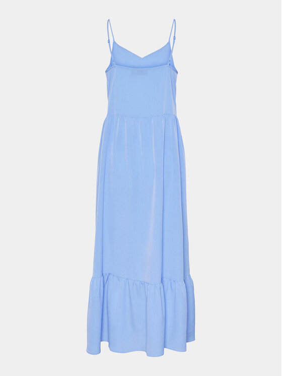 Pieces Pieces Poletna obleka Sade 17146543 Modra Wide Fit