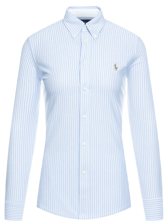 Polo Ralph Lauren Polo Ralph Lauren Cămașă Oxford 211664416 Albastru celest Slim Fit