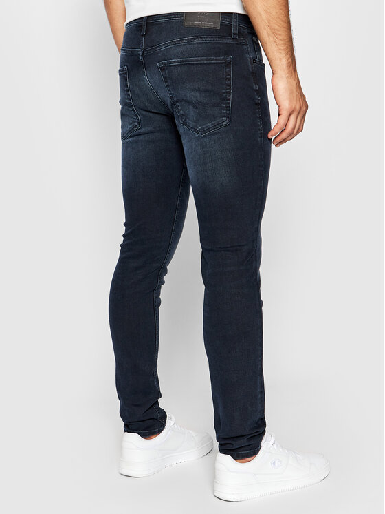 Jack & Jones Jack & Jones Jeansy Liam Original Agi 12166852 Granatowy Skinny Fit