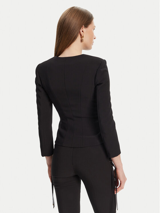 Elisabetta Franchi Elisabetta Franchi Marynarka GI-135-51E2 Czarny Regular Fit