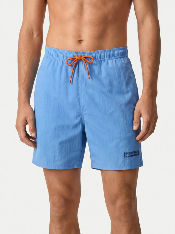 Napapijri Pantaloni scurți pentru înot V-Box Logo 1 NP0A4HAX Albastru Regular Fit