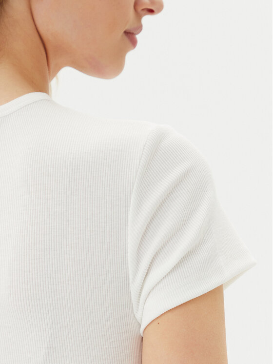 ONLY ONLY Tricou Daniella 15350554 Alb Slim Fit