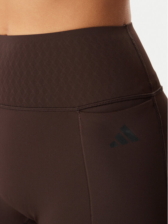 adidas adidas Спортни шорти Optime Power KF1043 Кафяв Slim Fit