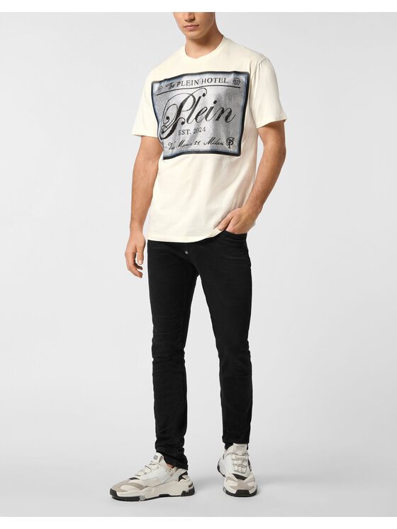 PHILIPP PLEIN PHILIPP PLEIN T-Shirt 27099 Biały Regular Fit