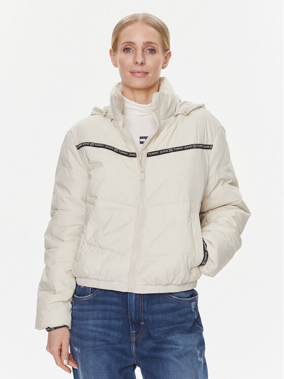 Tommy Jeans Tommy Jeans Átmeneti kabát DW0DW17238 Bézs Regular Fit