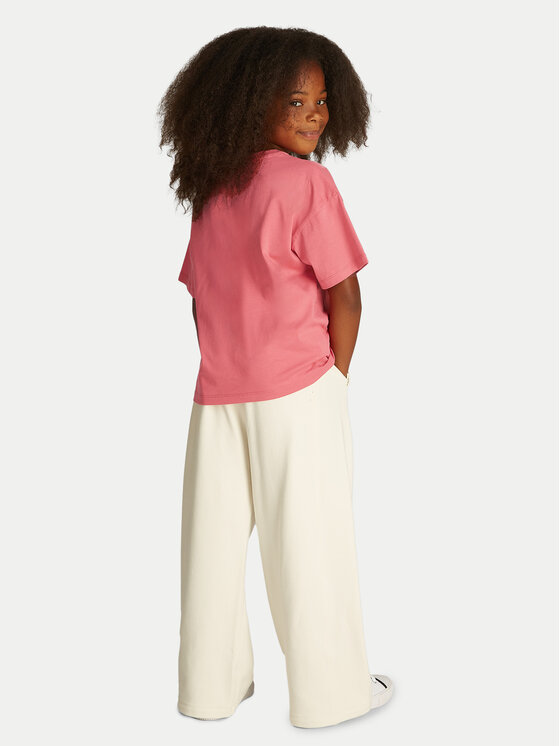 Calvin Klein Jeans Calvin Klein Jeans Marškinėliai Logo IG0IG02136 Rožinė Boxy Fit