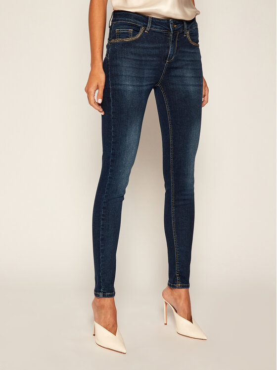 Liu Jo Jeans Slim Fit UF0003 D4509 Blu scuro Slim Fit • Modivo.it