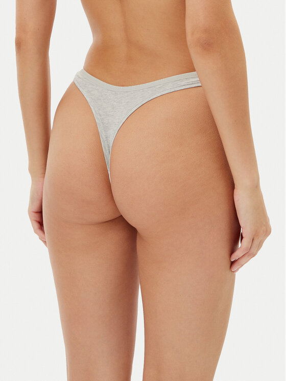 Tommy Hilfiger Tommy Hilfiger Kalhotky string UW0UW05741 Šedá