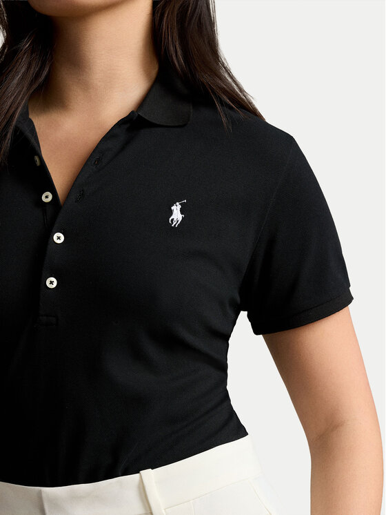 Polo Ralph Lauren Polo Ralph Lauren Polo marškinėliai 211870245005 Juoda Slim Fit