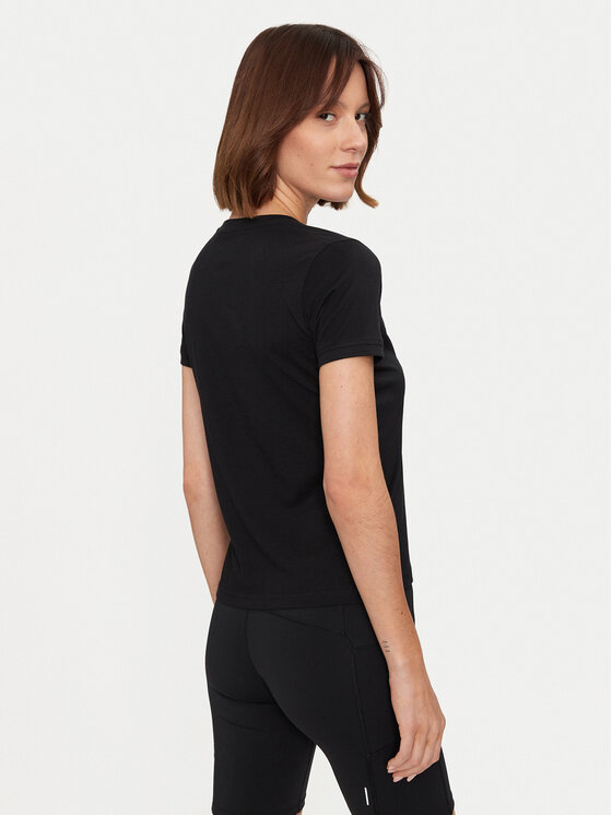 Kappa Kappa T-krekls Logo Cabou 303H0P0 Melns Regular Fit