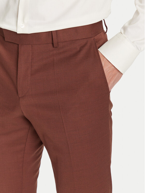 BOSS BOSS Костюм H-Huge 50546080 Кафяв Slim Fit
