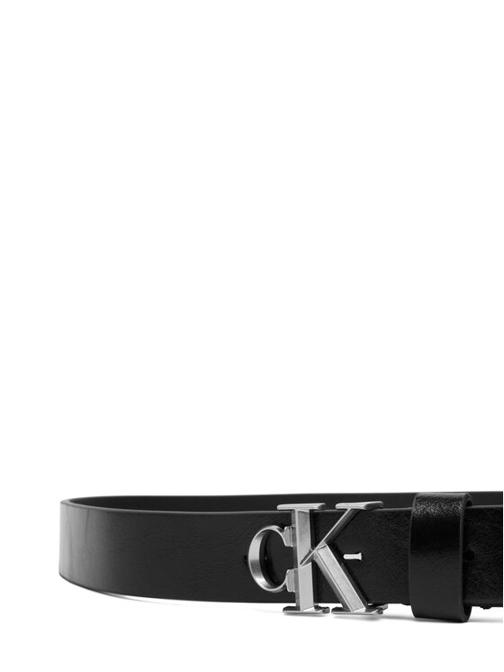 Calvin Klein Calvin Klein Remen Ck Buckle Glossy Strap 25M LV04F7122G Crna