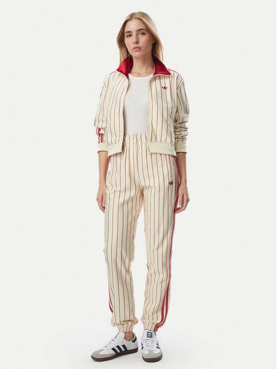 adidas adidas Bluza Reversible Firebird Track Top KT1850 Beżowy Regular Fit