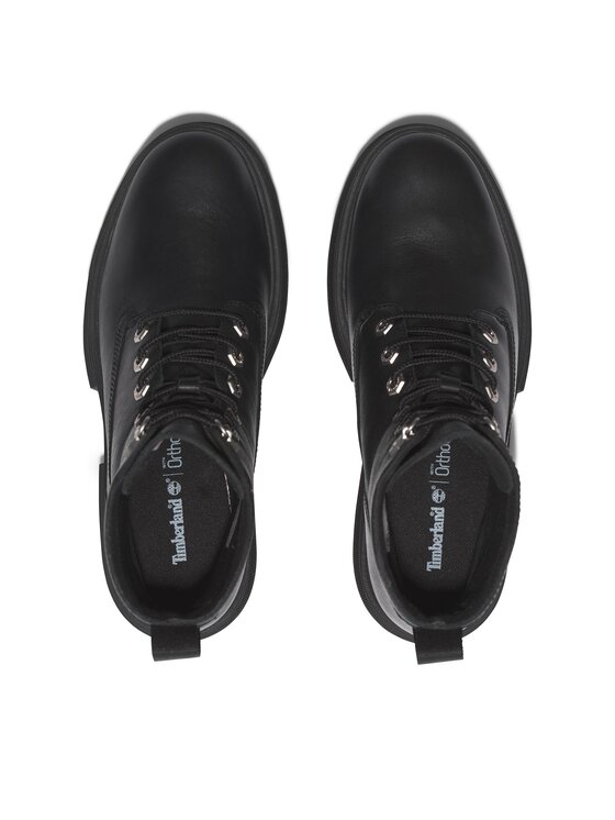 Timberland Timberland Īsie zābaki Everleigh Boot 6In Laceup TB0A41S70151 Melns