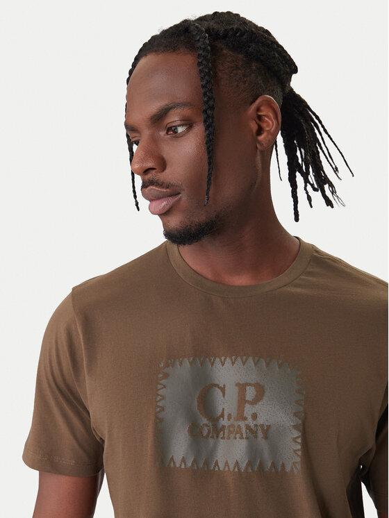 C.P. Company C.P. Company T-shirt RCCMTS723A005100W Verde Regular Fit