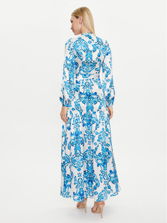 Marciano Guess Marciano Guess Rochie tip cămașă 2GGK70 9700Z Albastru Regular Fit