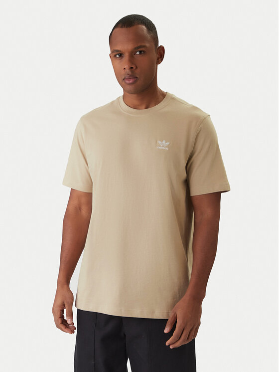 adidas adidas T-Shirt Trefoil Essentials KE1189 Béžová Regular Fit