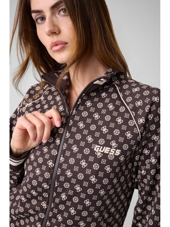 Guess Guess Kardigan 176207 Hnědá Classic Fit