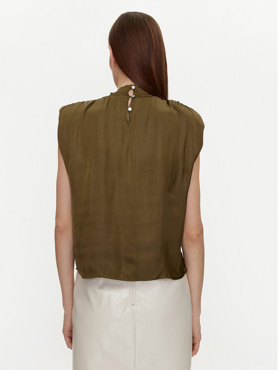 Morgan Morgan Bluza 241-OFLIP Khaki Regular Fit