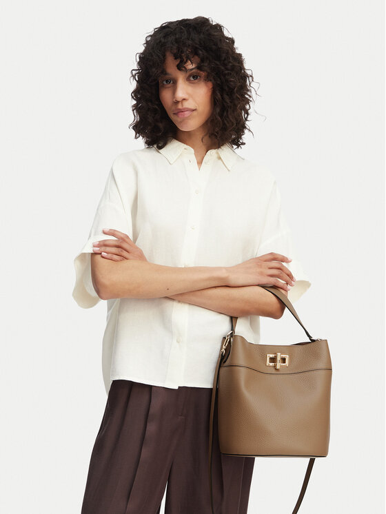 Furla Geantă Amelia M Bucket WB01953 HSF000 CN 4489S Maro