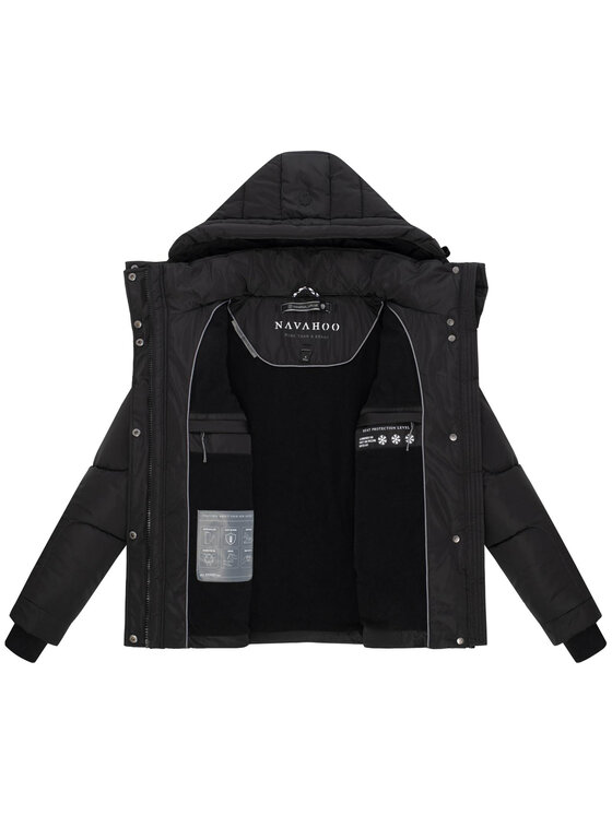 Navahoo Navahoo Kurtka zimowa Zauberlicht Czarny Regular Fit