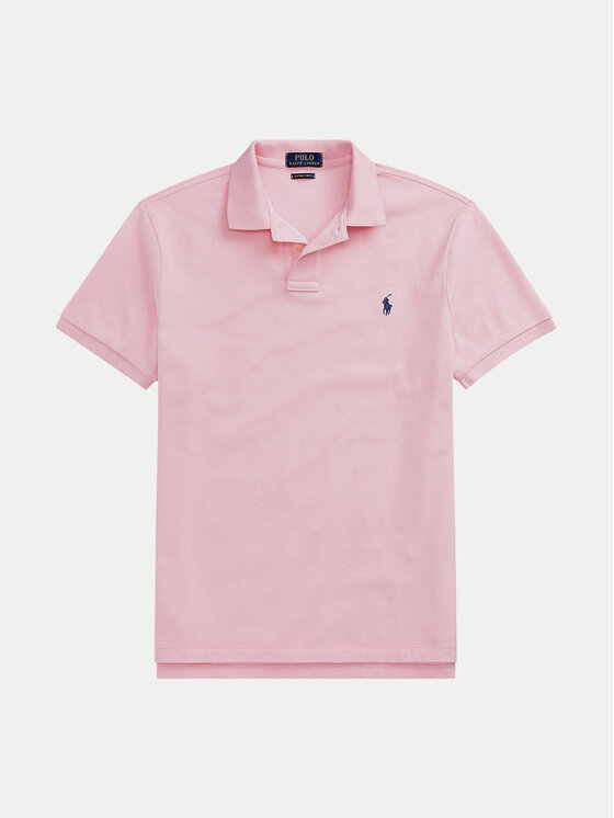Polo Ralph Lauren Polo Ralph Lauren Тениска с яка и копчета Core Replen 710795080 Розов Slim Fit