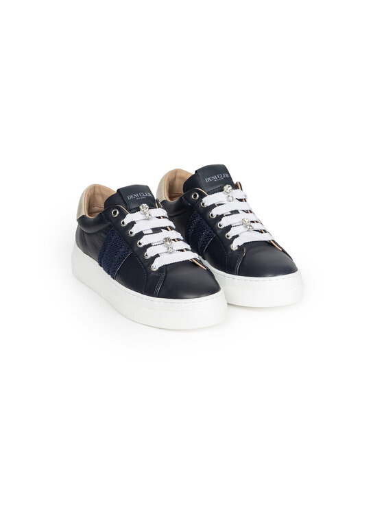 Deni Cler Milano Deni Cler Milano Sneakersy T-DC-B612-F2-77-59-1 Granatowy