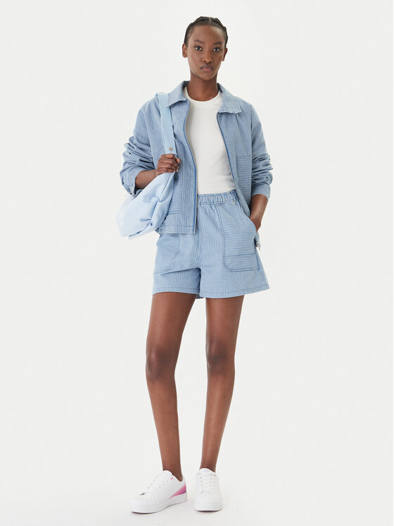 Roxy Roxy Jeansjacke Beachfront Bliss ERJJK03702 Himmelblau Regular Fit