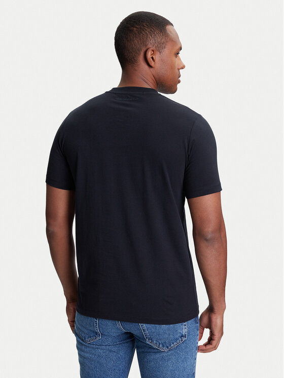 KARL LAGERFELD KARL LAGERFELD Tričko 755710 553224 Tmavomodrá Slim Fit