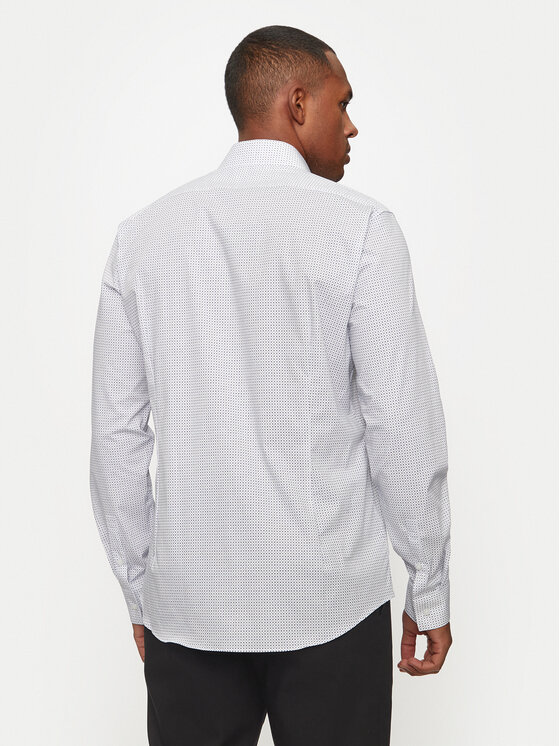 Calvin Klein Calvin Klein Marškiniai K10K114023 Balta Slim Fit