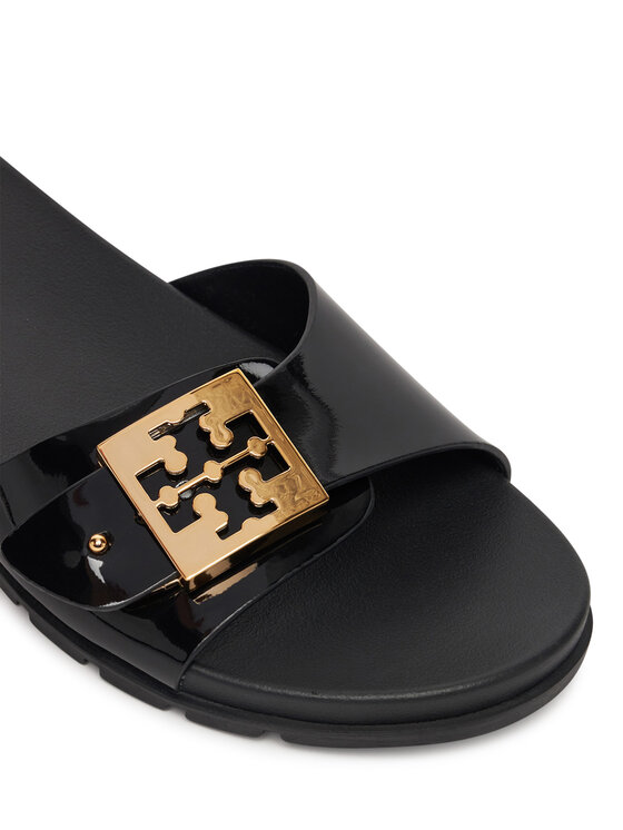 Tory Burch Tory Burch Şlapi Buckle Slide 157872 Negru